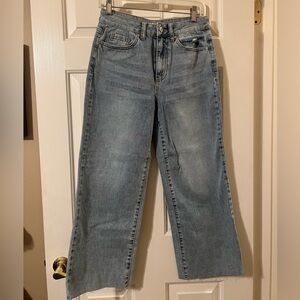 NWOT Rewash Brand Super High Rise Vintage Reunion Distressed Light Denim Jeans 3